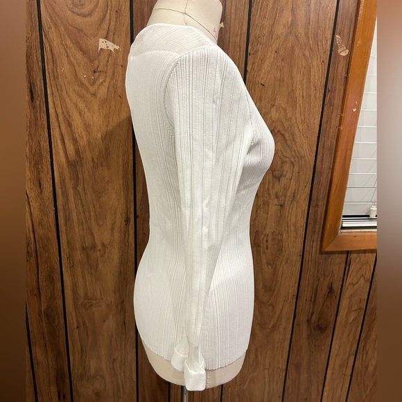 NEW!! Women's Ports INTL Isabella Ribbed Knit Top - Picture 6 of 8